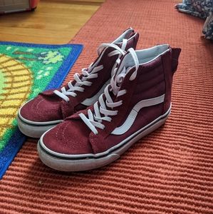 Kids Vans Sk8 Hi Windsor Wine